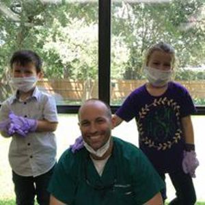 Broussard Louisiana Dentist - Image Dr Melancon and his future dentists